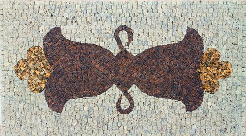 Antica roma rosone mosaico - rosone,