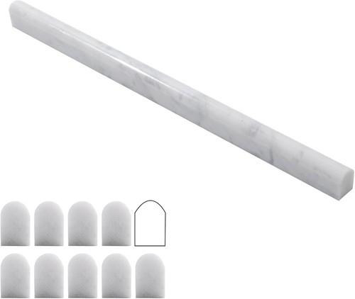 Pezzi carrara marmo bianco - 10,